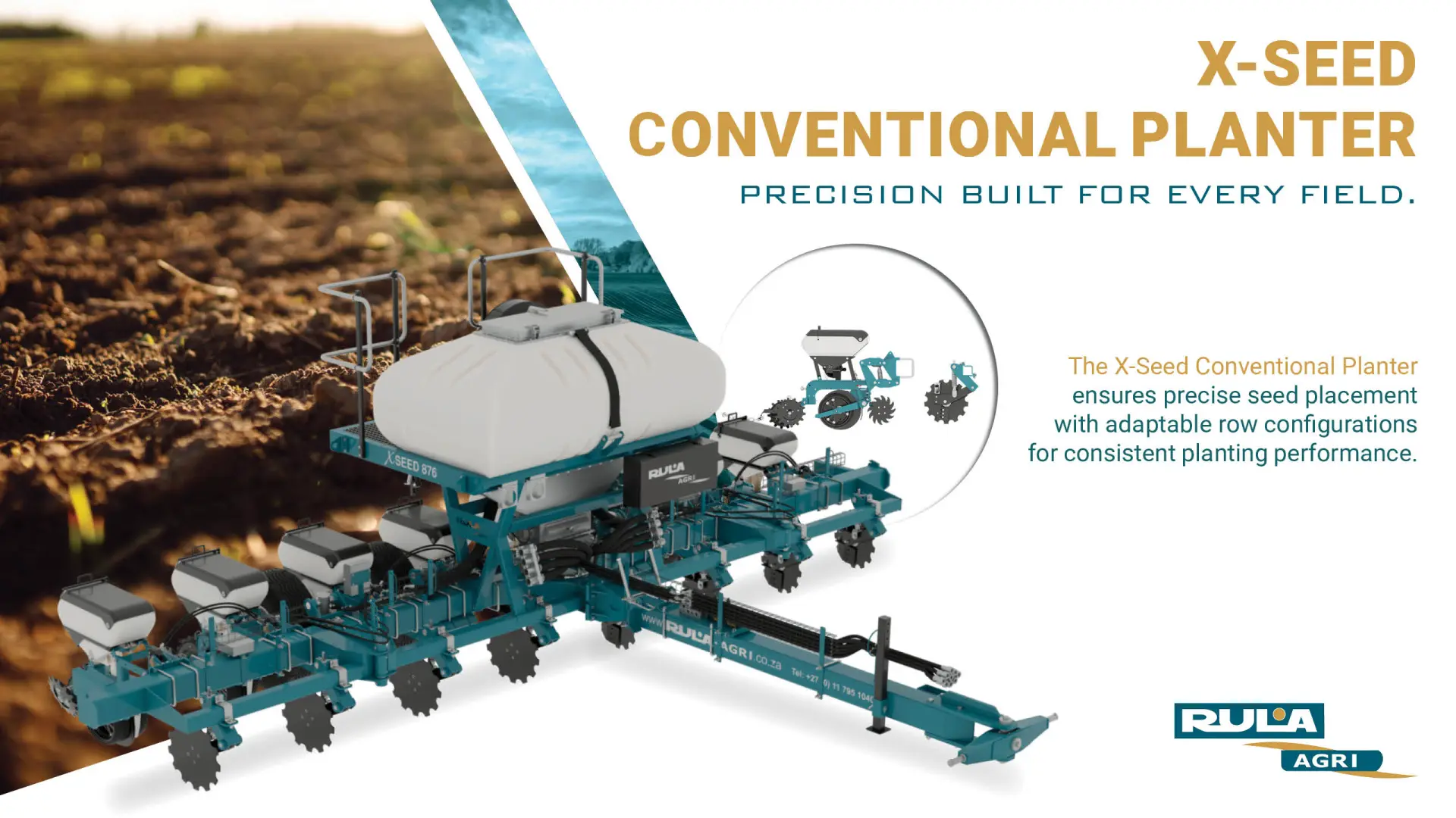 The X-Seed Conventional Planter | Precision built for every field | Rula Agri