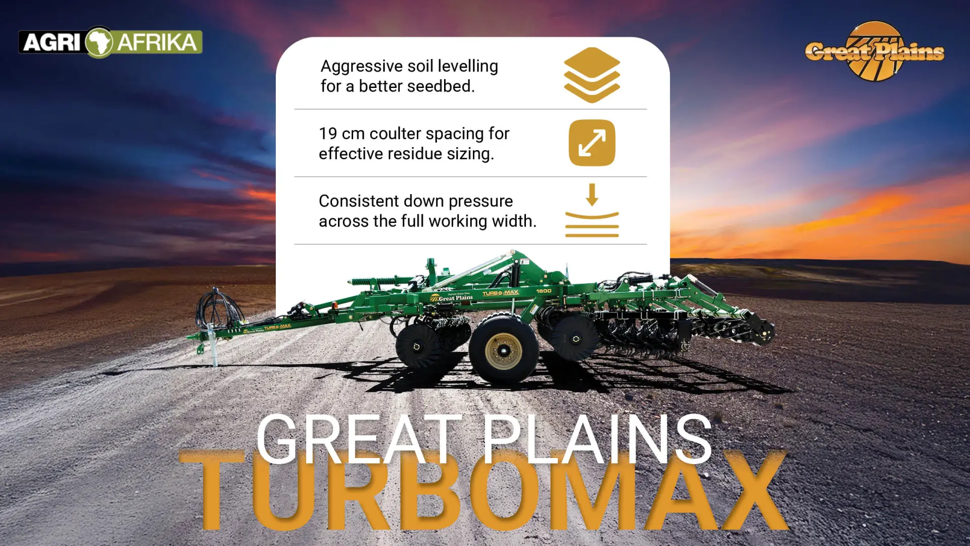 Superior Seedbed Preparation: Great Plains Turbo-Max | Agri Afrika