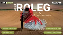 Independent Roller Arms for Superior Aeration: Legend Roleg | Agri Afrika