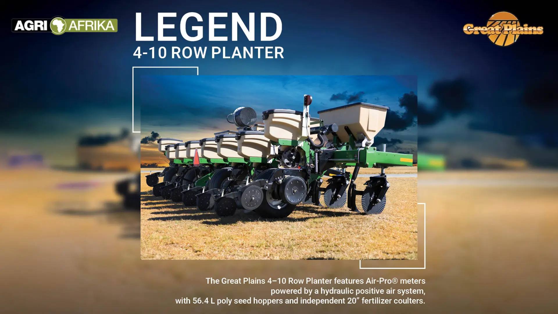 Legend 4–10 Row Planter: Precision Seeding Made Simple | Agri Afrika