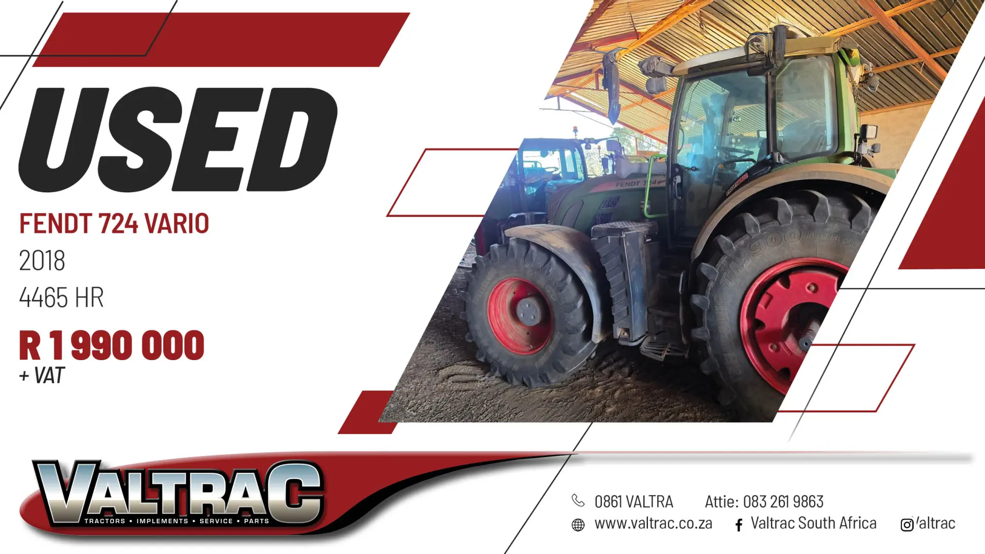 Used Fendt 724 Vario | Valtrac