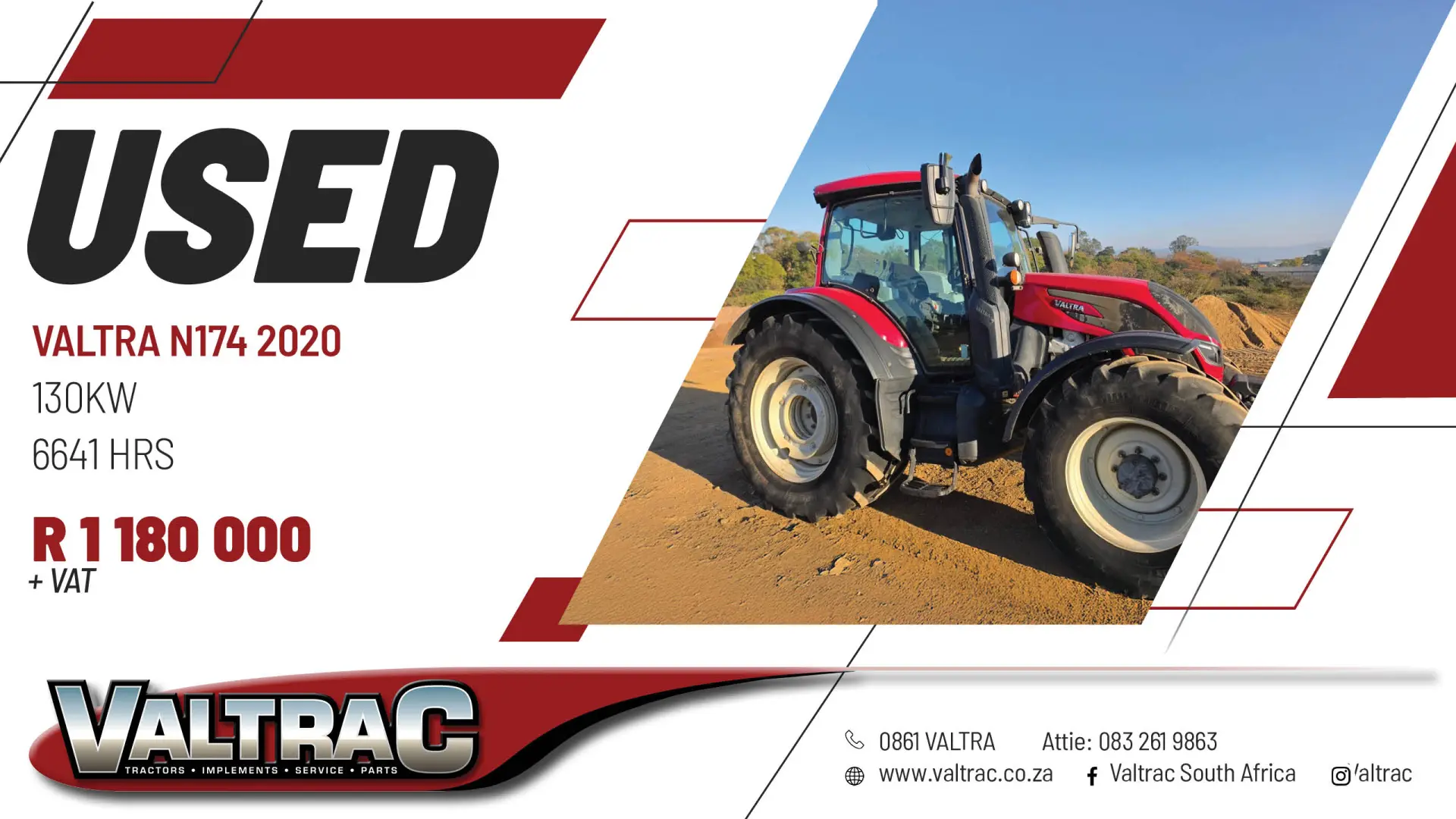 Used Valtra N174 | Valtrac