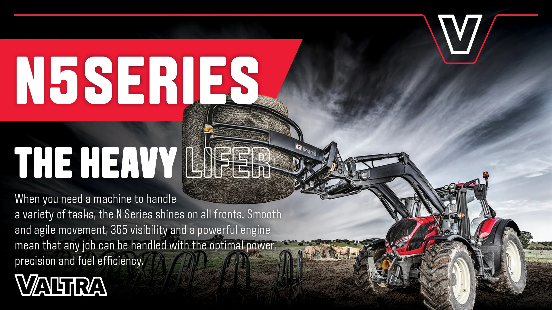 Valtra N Series tractors | 135 - 165 HP
