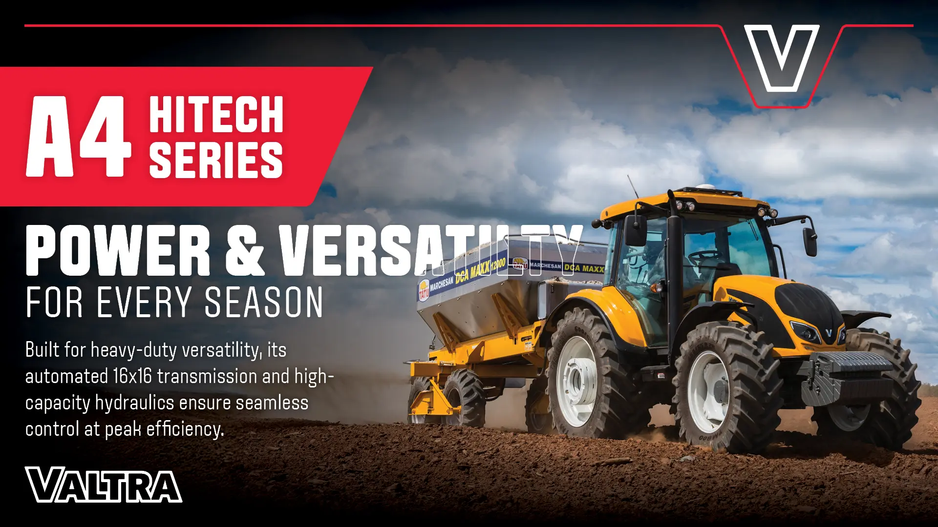 Valtra A4 HiTech series tractors | 128 HP
