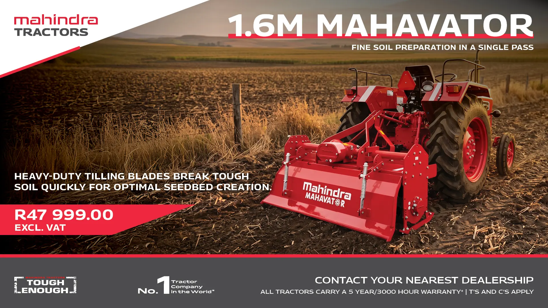 1.6 M Mahavator | Mahindra Tractors
