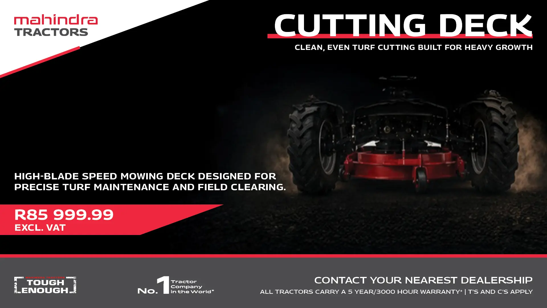 Cutting deck | Mahindra Tractors