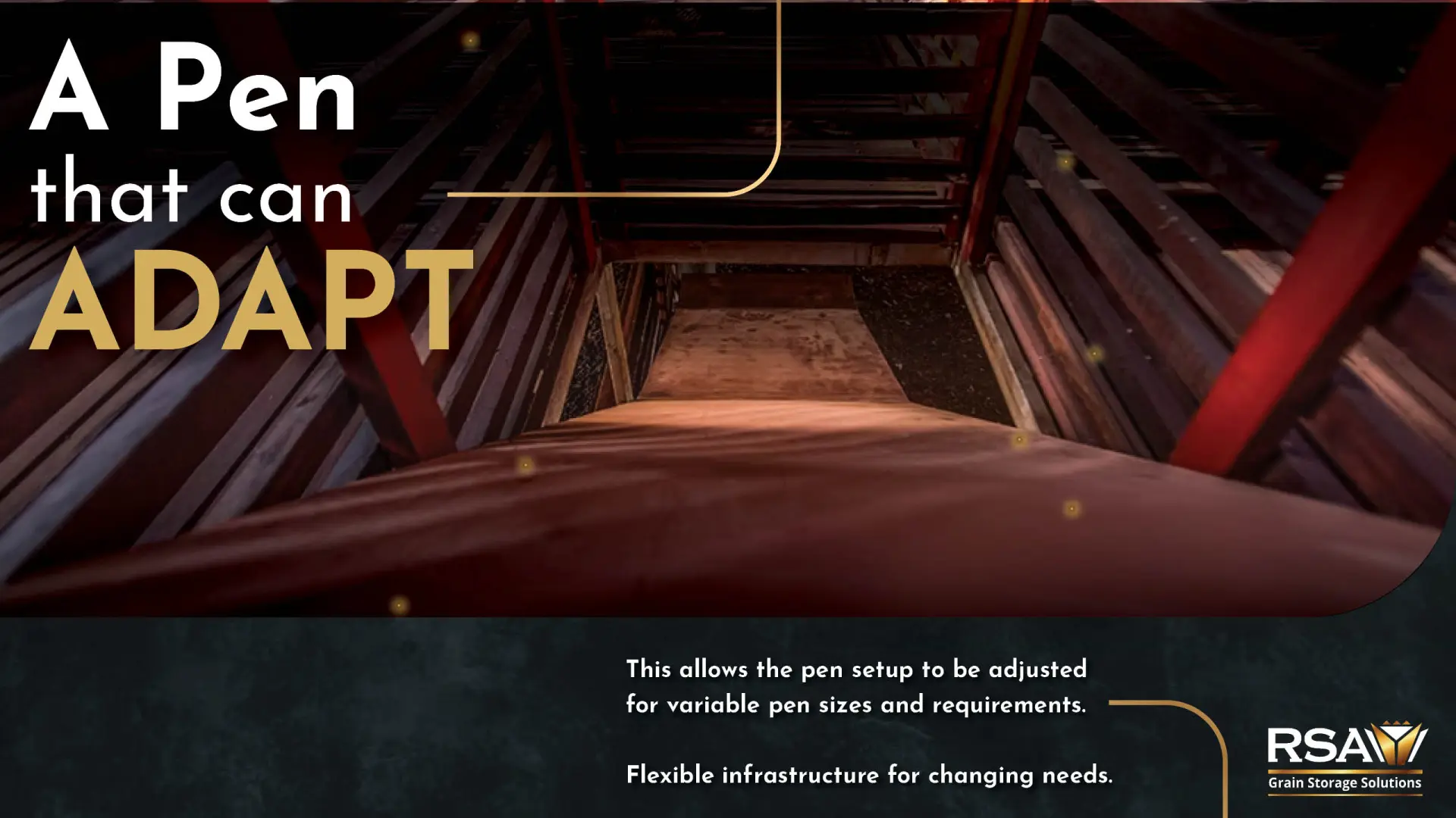 Preparation pens | A pen that can adapt | RSA Grain Storage Solutions