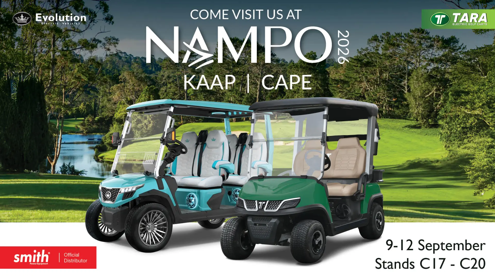 Smith Power Equipment is heading to NAMPO Cape 2026!  | 9–12 Sept | See you there