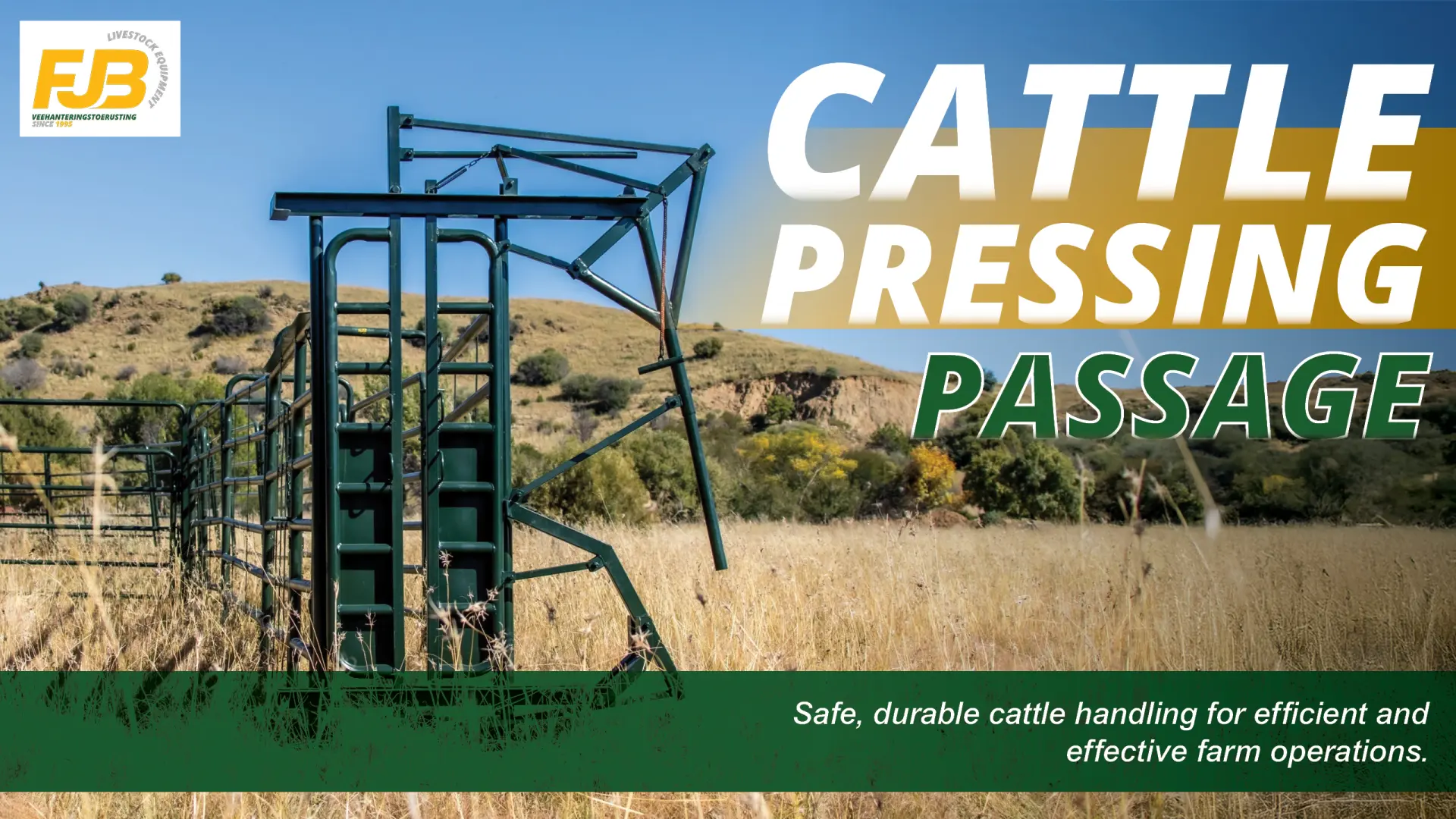 Cattle Pressing Passage | FJB Equipment