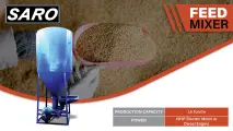 Dual-Power Flexibility: Saro 15HP Electric or Diesel Feed Mixer | Saro Agro 