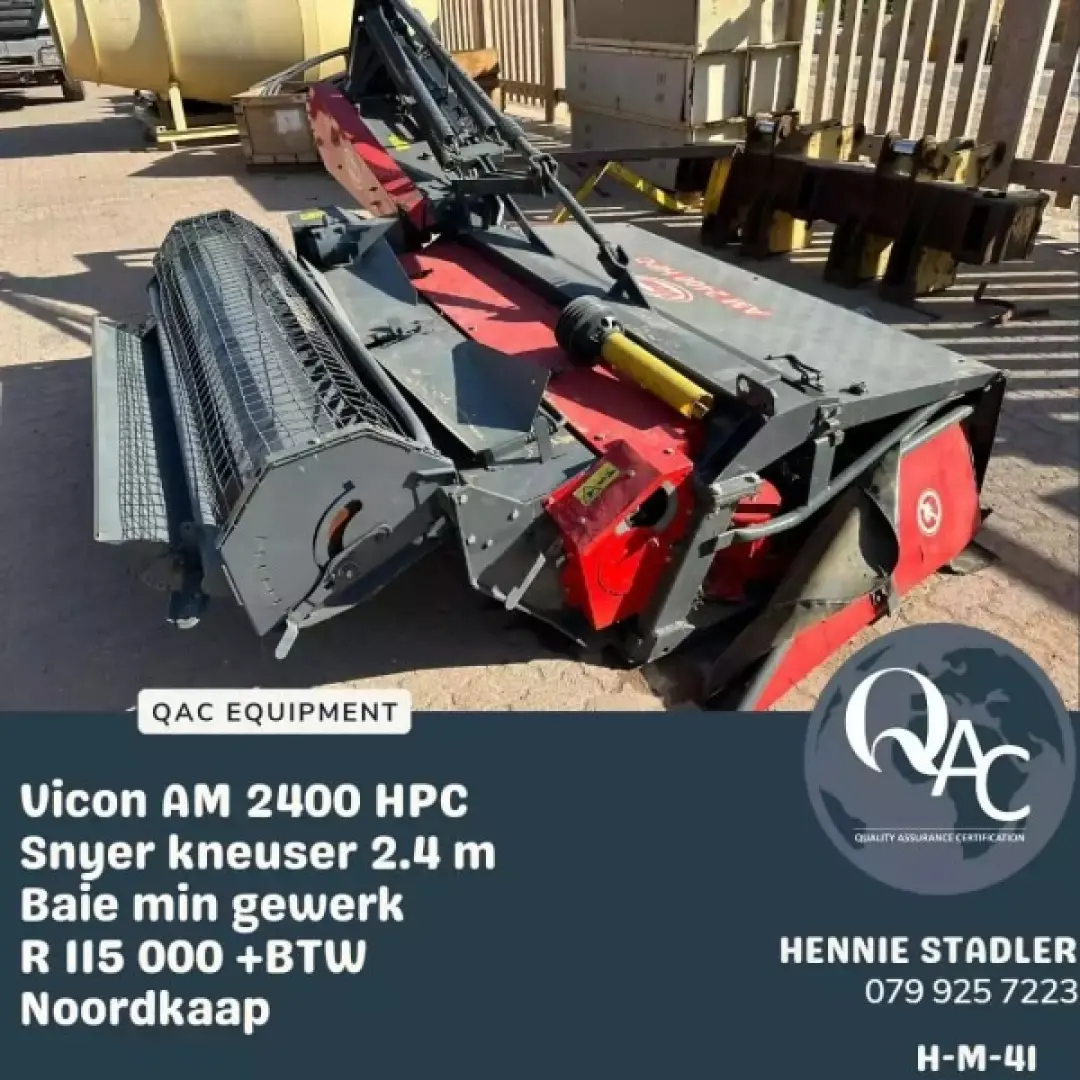 Vicon AM 2400 HPC Cutter Kneuser 2.4m | QAC Equipment