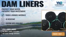 Stop water seepage fast: Custom PVC & HDPE dam liners | Enquire today for fast quotes!