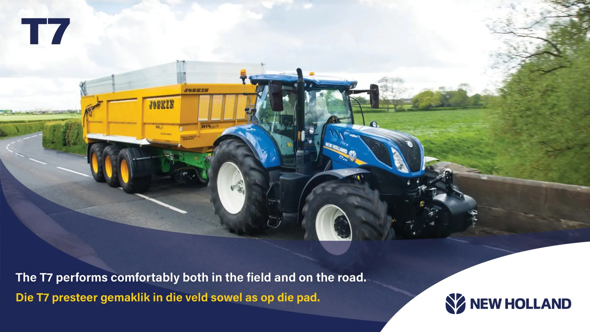 New Holland T7 Tractor | Bragging with power
