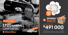 BIG SMILE SPRING DEALS! | LT20 SAWMILL 22HP DIESEL - Bundle Deal (+Blades & Spares Pack) | Wood-Mizer