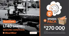 BIG SMILE SPRING DEALS! | LT40 SAWMILL SECOND HAND DEAL - Bundle Deal (+Spares Pack) | Wood-Mizer