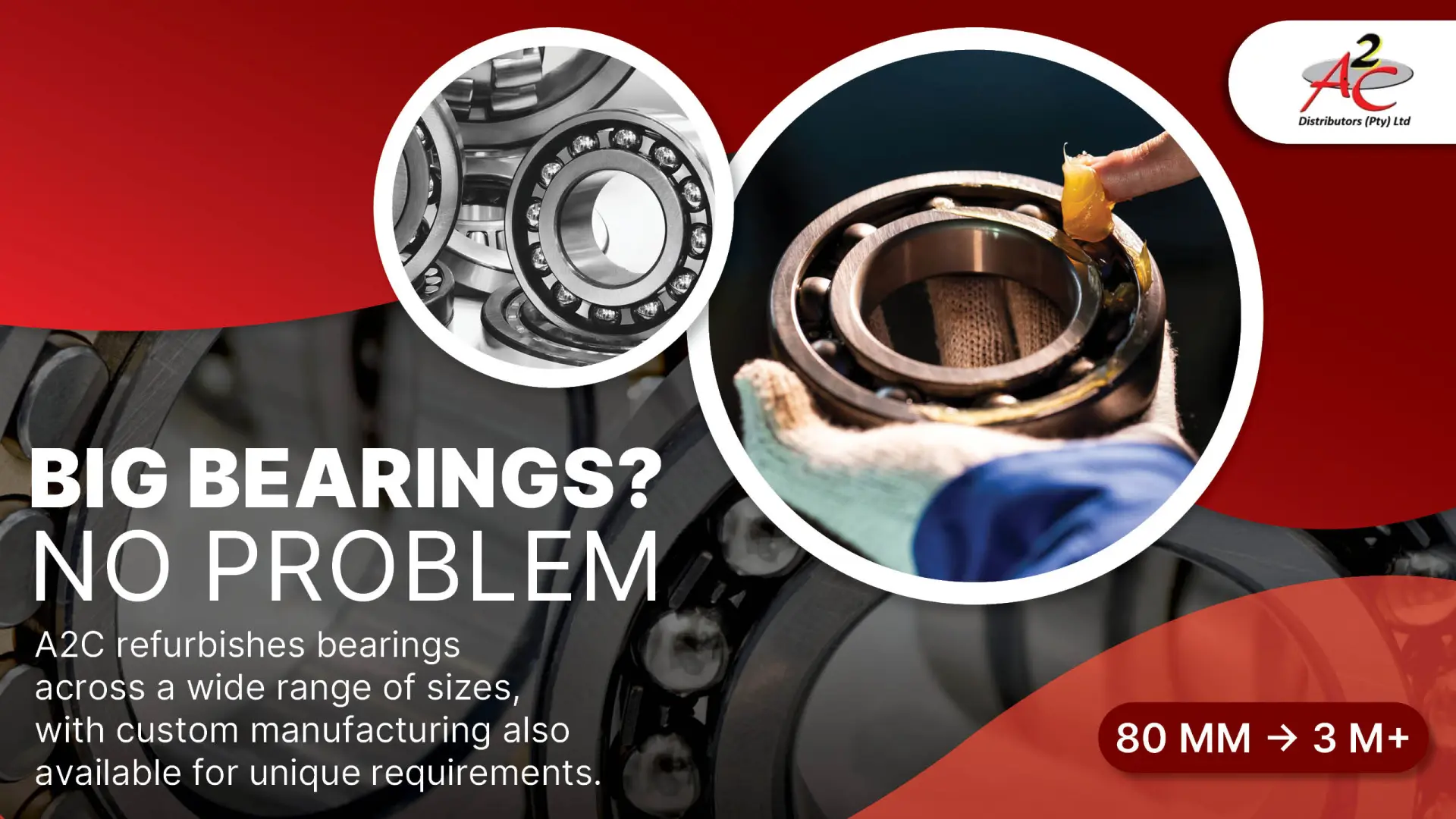 Stop waiting for replacement parts | Bearing refurbishment &amp; custom manufacturing 