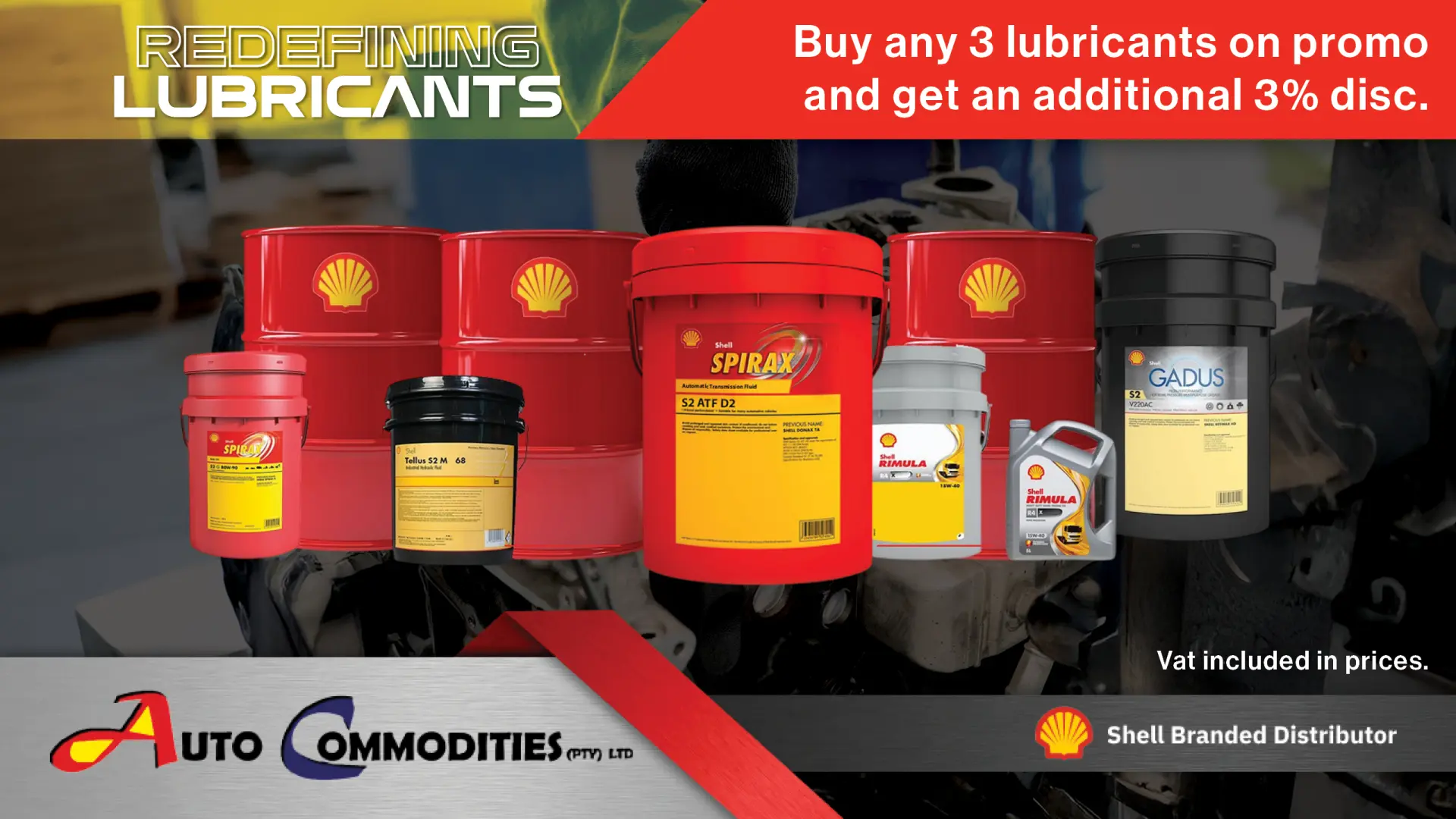 Fuel your savings: Buy 3+ premium lubricants &amp; get an extra 3% off | Auto Commodities