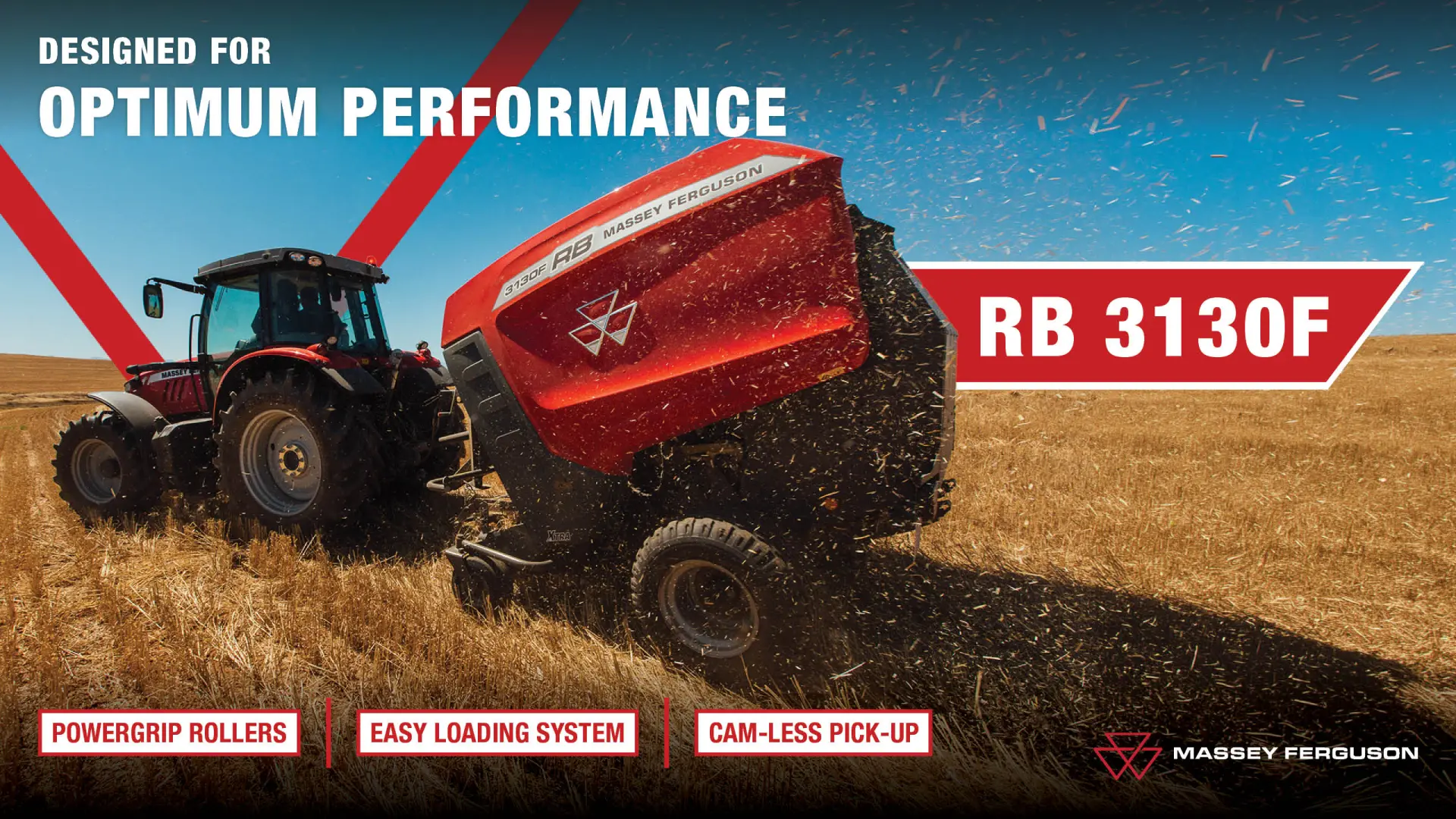 Massey Ferguson RB 3130F round balers