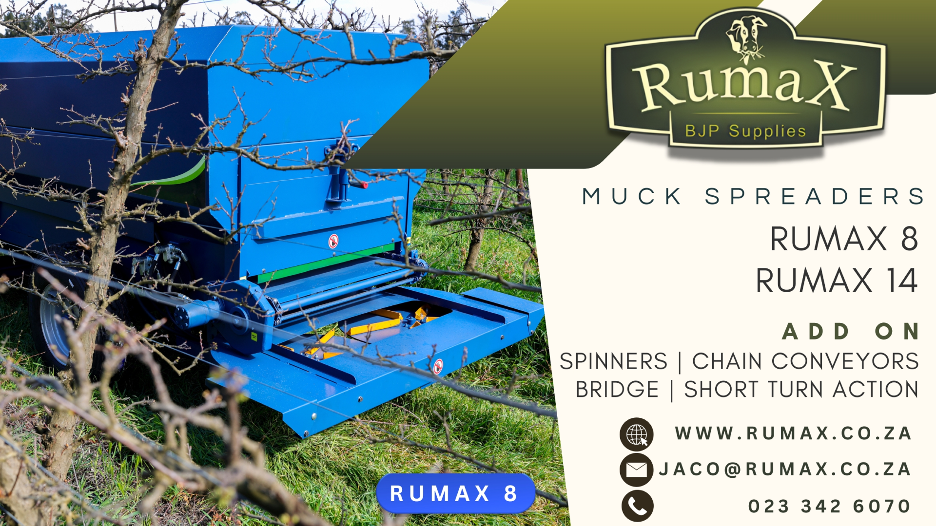 Muck spreaders | Rumax 8 | Rumax 14 | Rumax