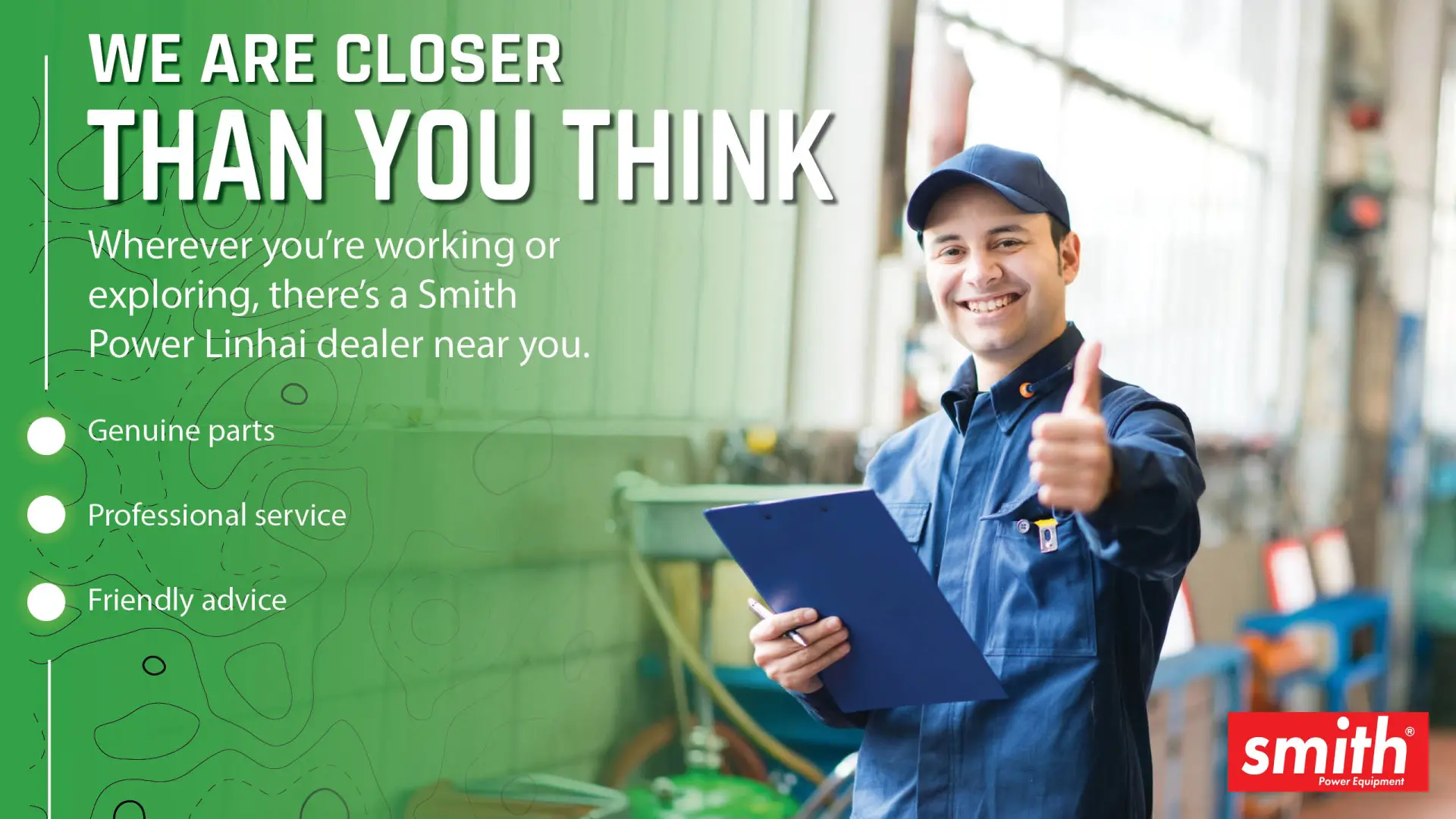 We are closer than you think: Nationwide Linhai dealer support &amp; service | Smith Power Equipment