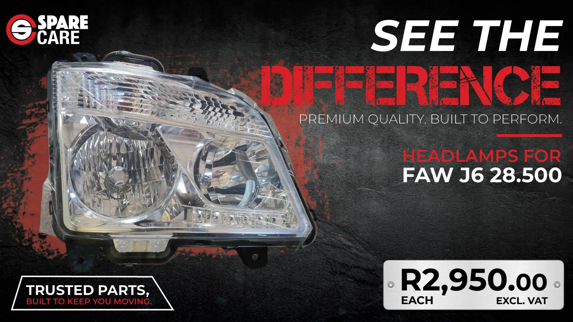 Upgrade your fleet: FAW J6 28.500 premium headlamps available now | Spare Care