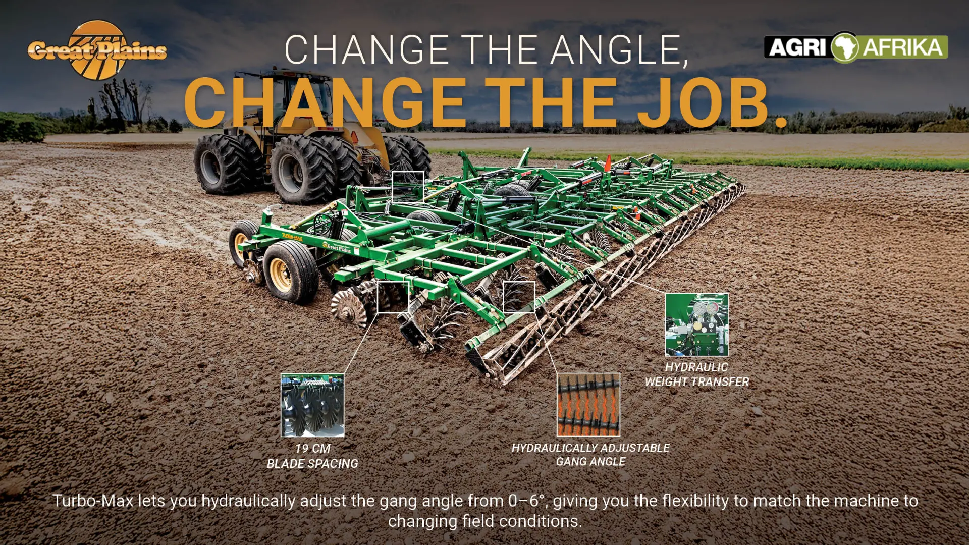 Turbo-Max | Change the Angle, Change the Job | Agri Afrika