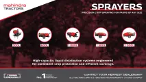 Sprayers 600 L / 2000 L | Mahindra Tractors