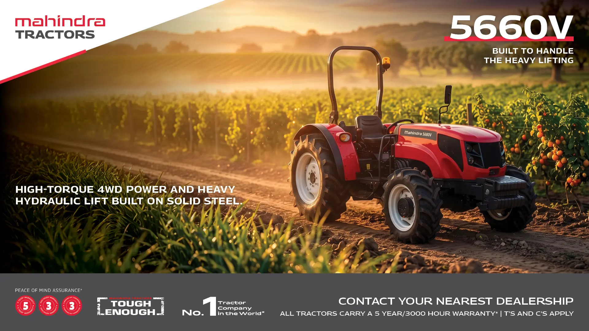5660V 4WD | Mahindra Tractors