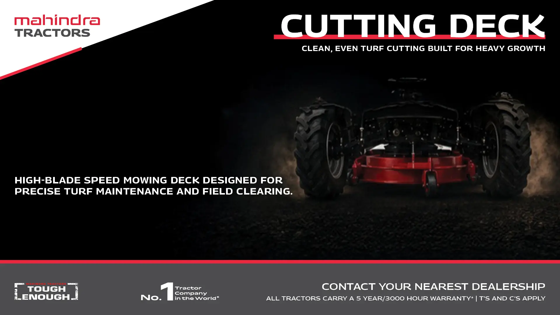 Cutting deck | Mahindra Tractors