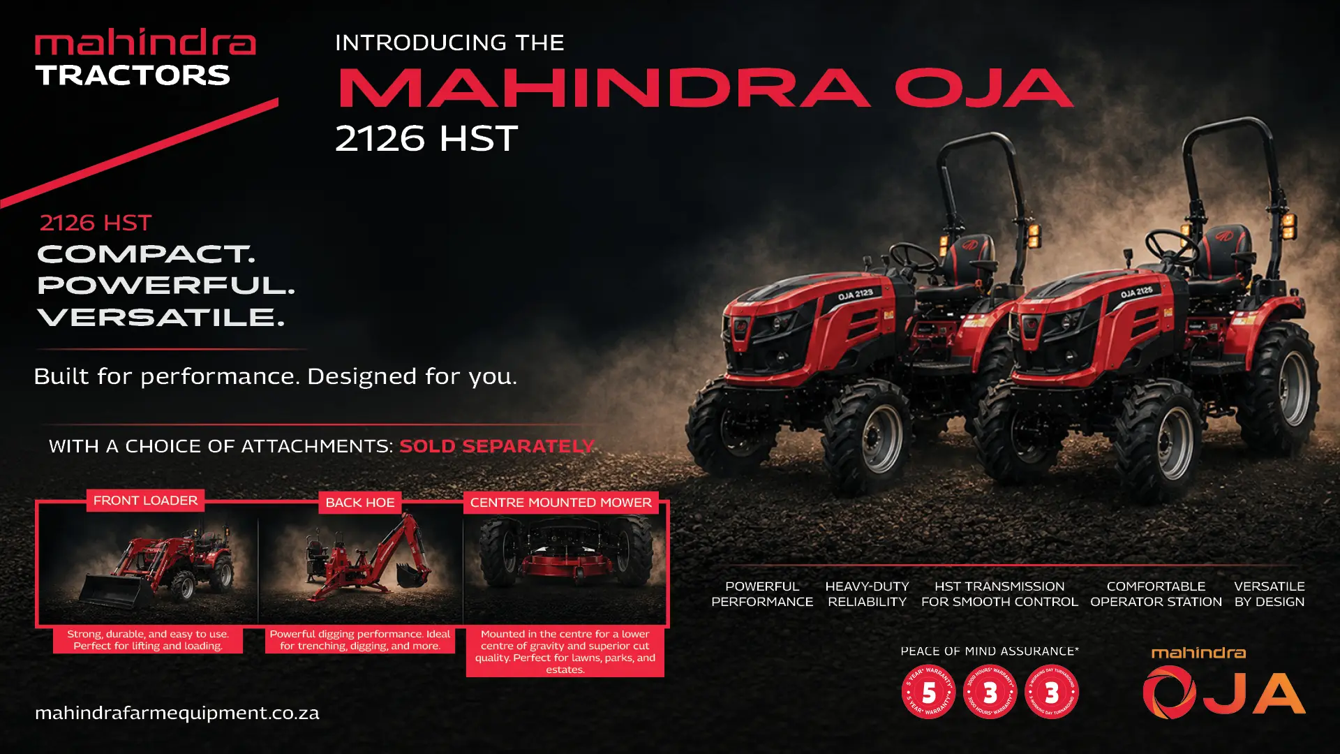 Mahindra OJA 2126 HST