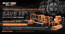 Three Machines, One Complete Beast! | TVS Econo + HR250 + EG800 Bundle Deal (Save 19%) | Wood-Mizer