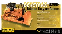 Benetrax D200H Dozer | Take on tougher ground