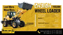 Ensign YX638H Wheel loader | Load more. Move more. 