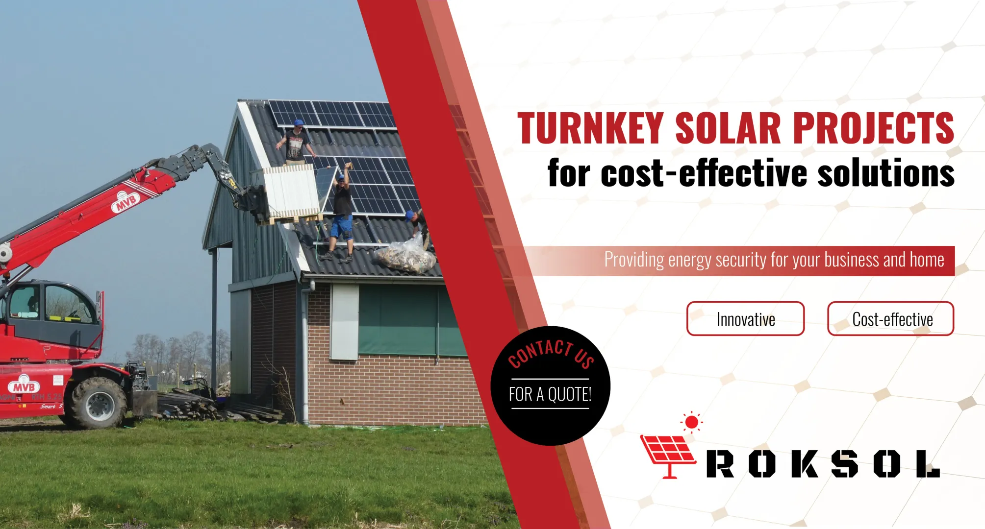 Empower your home | Switch to solar with Roksol Solar Solutions!