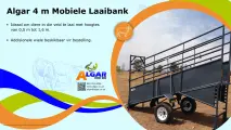 Algar mobile loading ramp (4 m) / Algar mobiele laaibank (4 m)