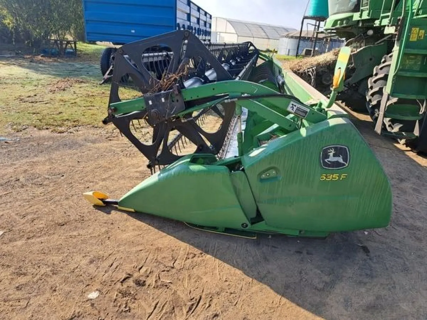 John Deere 635F Hydraflex tafel | MK Landbou Dienste