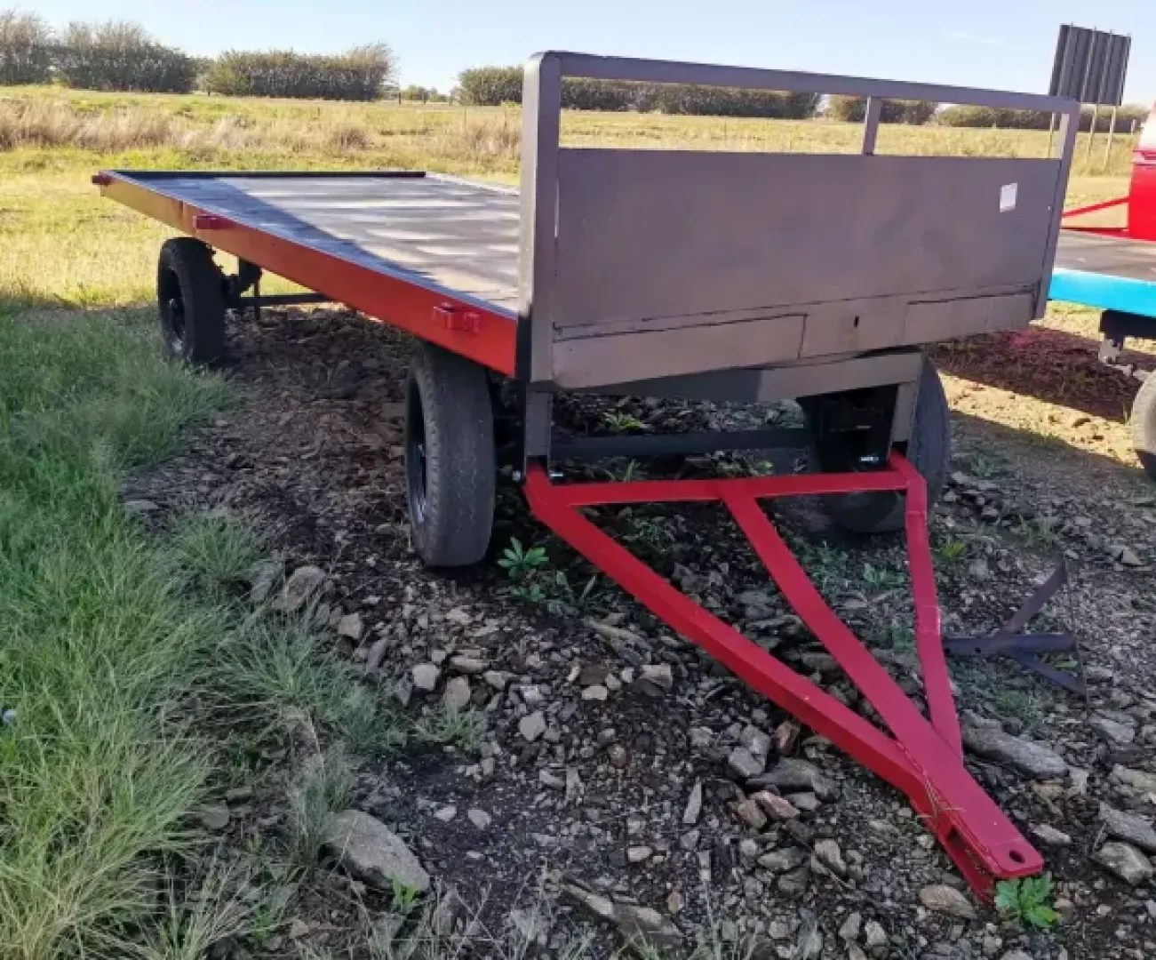 5m X 2m FLAT DECK FARM TRAILER | QAC Equipment