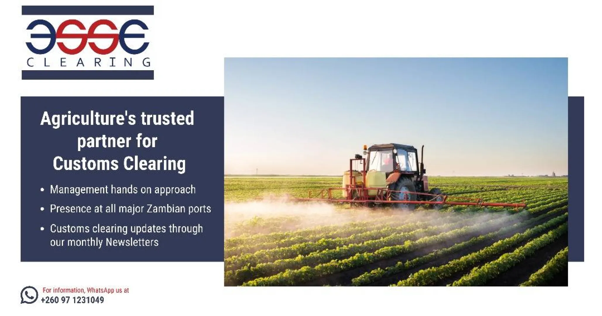 Agriculture’s trusted partner for Customs Clearing | ESSE Clearing Ltd