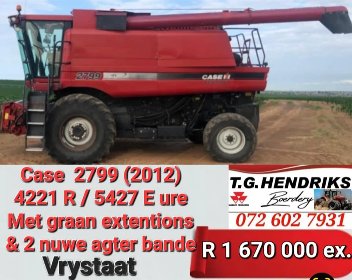 Case 2799 2012 | T.G Hendriks boerdery