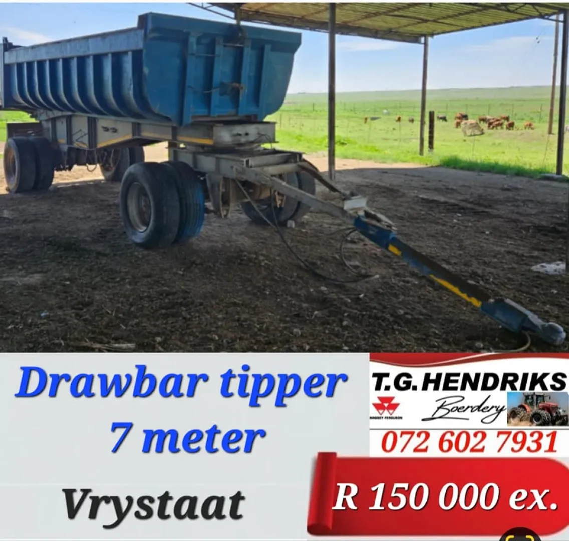 Drawbar tipper 7-meter | T.G Hendriks boerdery