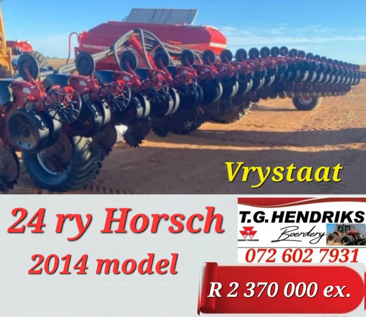 24 Ry Horsch 2014 | T.G Hendriks boerdery