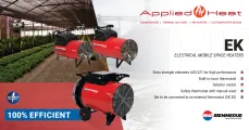 EK Electrical mobile space heater | Applied Heat