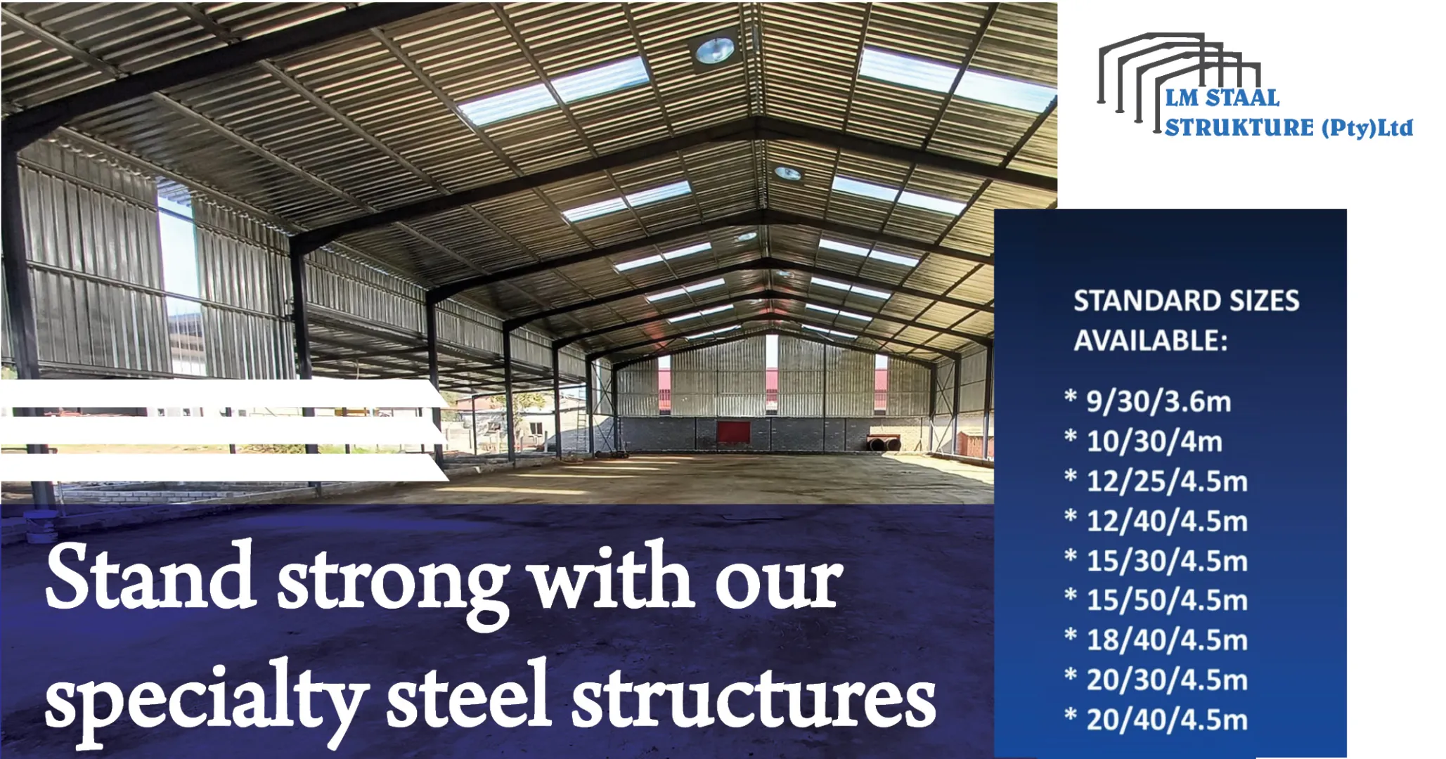Seeking some structural stability? | Look no further | LM Staal Strukture (Pty) Ltd