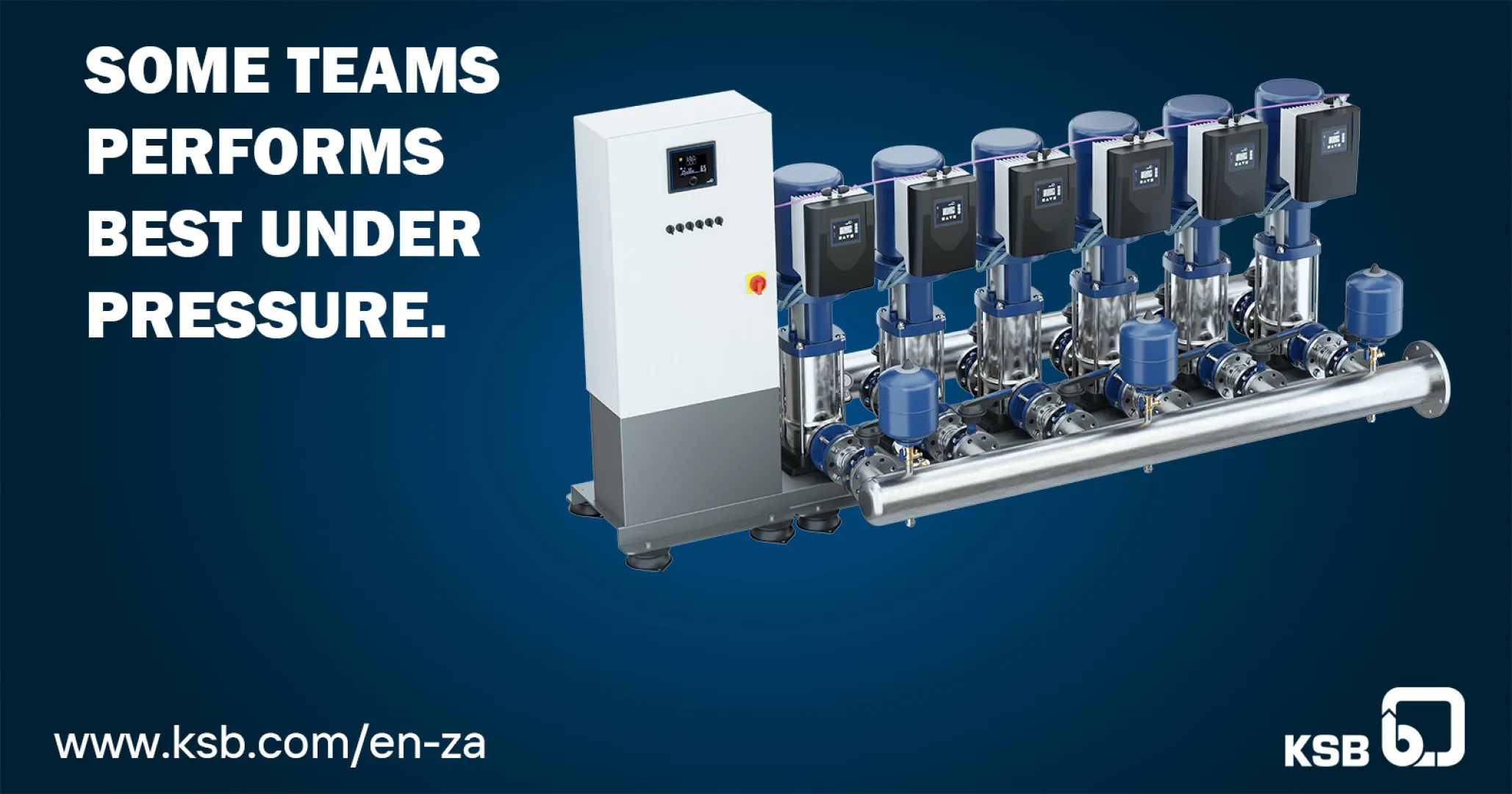 Some teams performs best under pressure | KSB Pumps and valves
