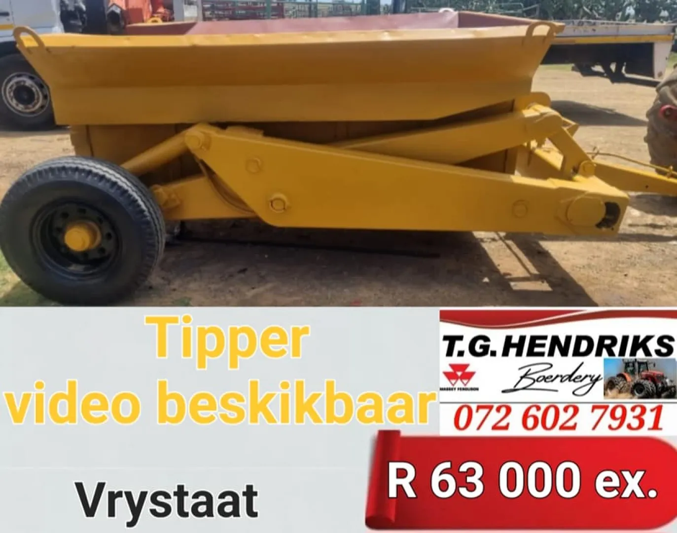 Tipper | T.G Hendriks boerdery