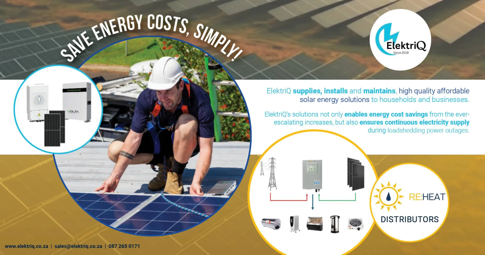 Save energy costs, simply! | ElektriQ