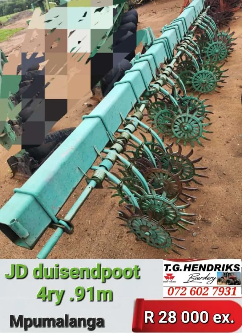 John Deere duisendpoot 4 ry .91m | T.G Hendriks boerdery
