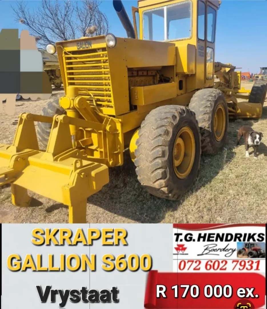 Skraper Gallion S 600 | T.G Hendriks boerdery