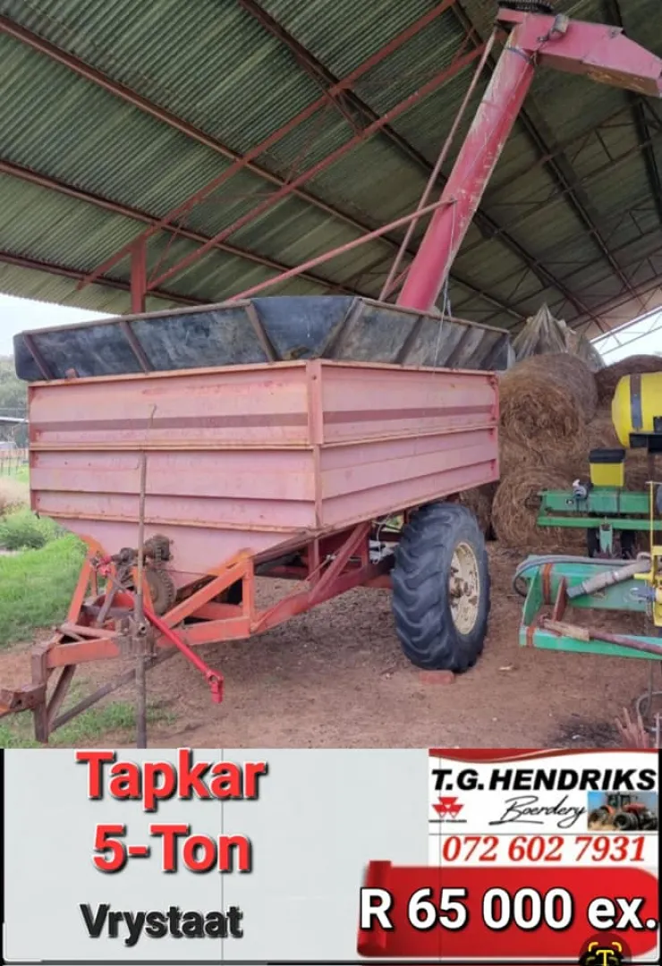 Tapkar 5-Ton | T.G Hendriks boerdery