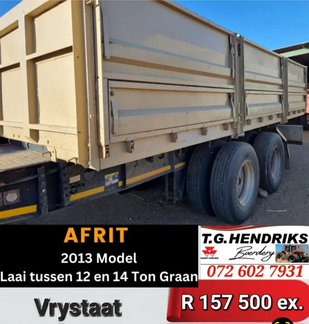 Afrit 2013 | T.G Hendriks boerdery